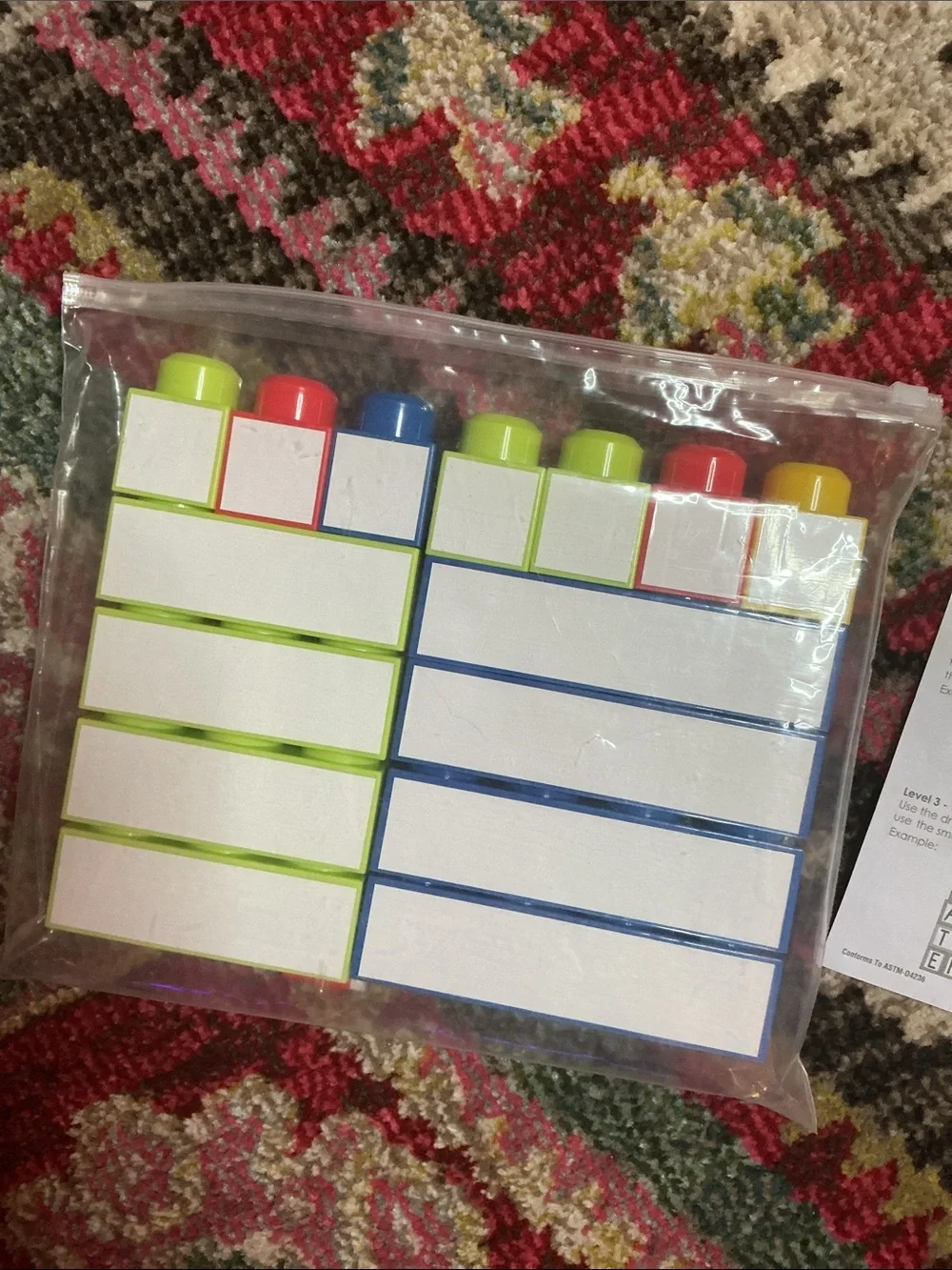 Dry Erase blocks educational